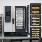 Thumbnail image #4 for RATIONAL iCombi Classic® ICC 10-HALF NG 208/240V 1 PH (LM200DG) 10-Half-Size Pan Countertop Natural Gas Combi Oven, Digital Controls
