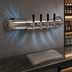 Thumbnail image #4 for Glastender Pipe Wall Draft Dispensing Tower, Wall Mount, 4 Faucets, Air Cooled, Mirror Finish