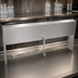 Thumbnail image #4 for Glastender SSRC-25 Single 25-Inch Stainless Steel Speed Rail Locking Cover