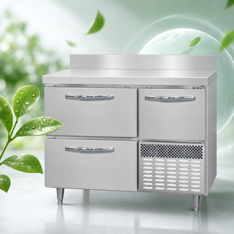 Product image #4 for Continental Refrigerator Designer Line 43" 2-Drawer Freezer Base Worktop Unit with Half Door