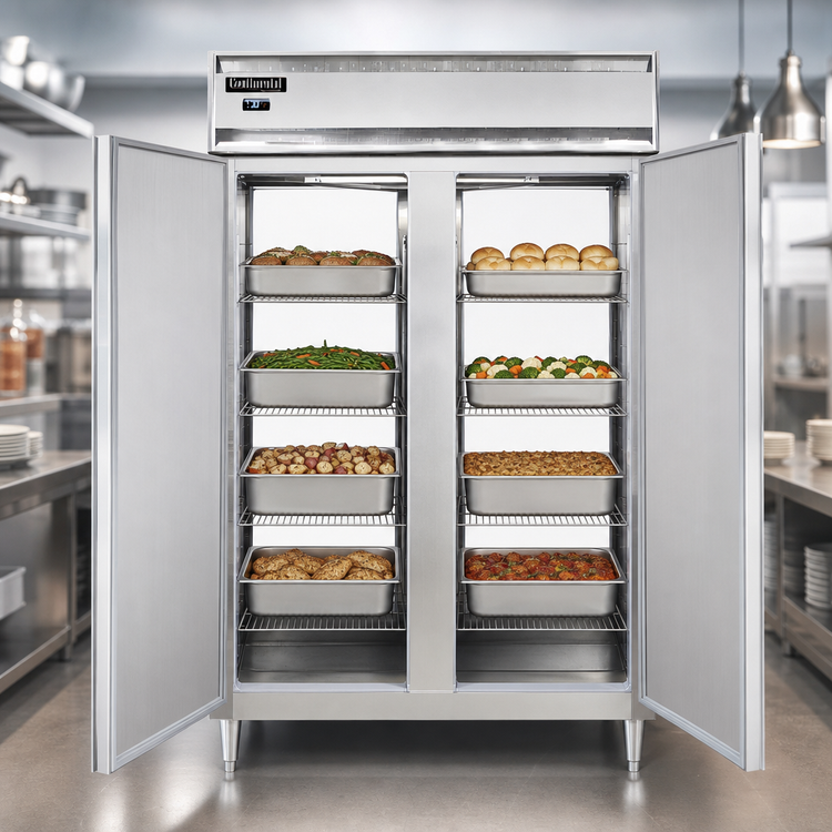 Product image #4 for Continental Refrigerator Designer Line DL2WE-PT Extra Wide Pass-Thru Heated Cabinet