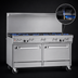 Thumbnail image #4 for Southbend Ultimate 60-Inch Gas Restaurant Range with 9 Open Burners and 2 Standard Ovens