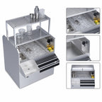 Thumbnail image #5 for Krowne Royal Series KRPT-42RP-10 42-Inch Pass-Thru Underbar Ice Bin/Cocktail Station with Right-Side Ice Bin, 10-Circuit Cold Plate, and Dual Sinks