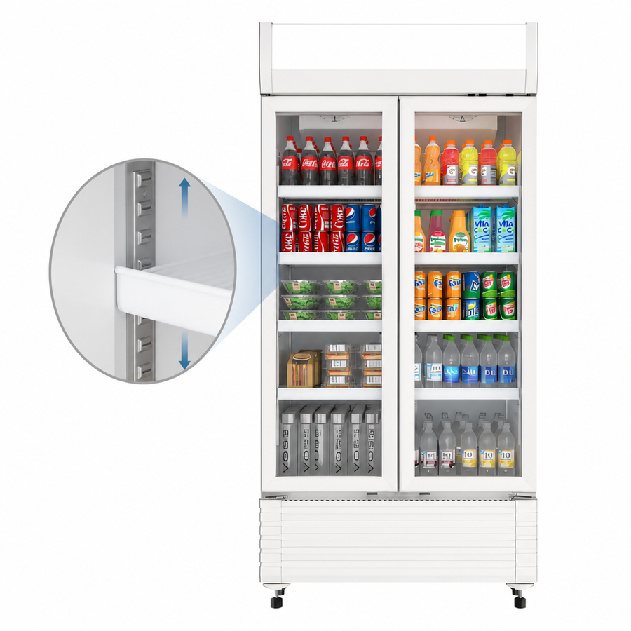 Eight Adjustable Shelves