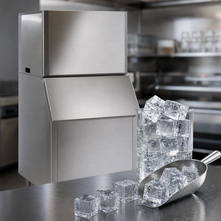 Product image #4 for Maxx Ice MIM452 30-Inch Modular Air-Cooled Full Dice Cube Ice Maker, 460 lb/Day