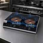 Thumbnail image #4 for Hatco IRNG-PC2S-36 Commercial Countertop Dual Induction Range, Side-to-Side, 2 Burners, 208/240V, 6.24/7.2 kW