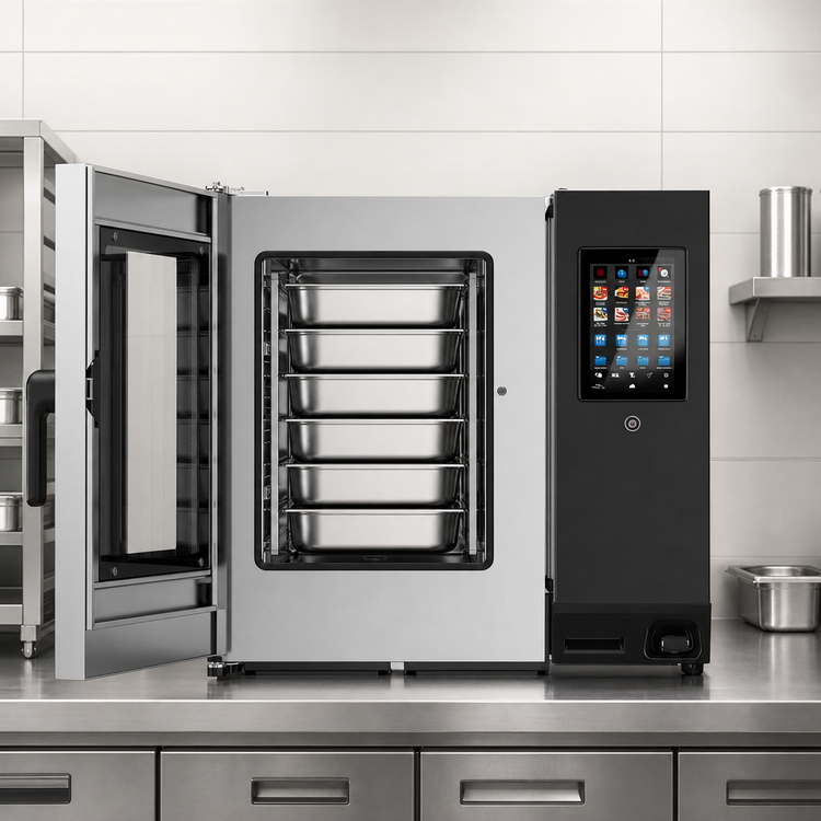 Product image #4 for Lainox Naboo 5.0 NAE061B Electric Combi Oven, 6 x 1/1 GN, Direct Steam, Touchscreen Controls