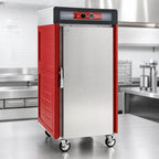 Thumbnail image #4 for Metro C5 C548-ASFS-U 5/6-Height Mobile Heated Holding Cabinet, Solid Door, Universal Slides, 14 Sheet Pan/28 Pan Capacity, 120V
