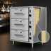 Thumbnail image #4 for RedHots DWN-3-120 Freestanding 3-Drawer Narrow Heated Food Warmer