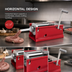 Thumbnail image #4 for Trento Manual Horizontal Sausage Stuffer with Stainless Steel Cylinder, 3 kg Capacity, Red