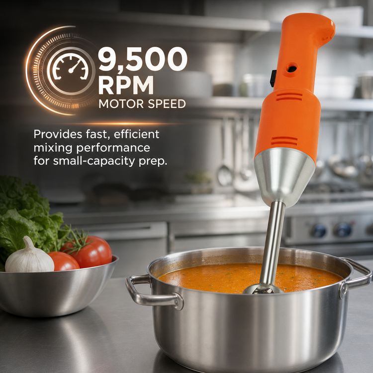Product image #4 for Dynamic MD95 Mini Series Variable-Speed Immersion Blender, 230V, 6.5-Inch Stainless Steel Shaft, 2-Gallon Capacity