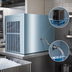 Thumbnail image #4 for Manitowoc RFF-1300W Water-Cooled Flake Ice Machine with Self-Contained Condenser, 1,365 lb/24 Hr