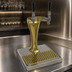 Thumbnail image #4 for Glastender Cobra 2-Faucet Air-Cooled Countertop Draft Dispensing Tower, Gold Finish
