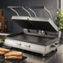 Thumbnail image #4 for Pro-Max 2.0 28-Inch Low-Profile Countertop Panini Sandwich Grill with Grooved Top and Smooth Bottom Cast Iron Plates