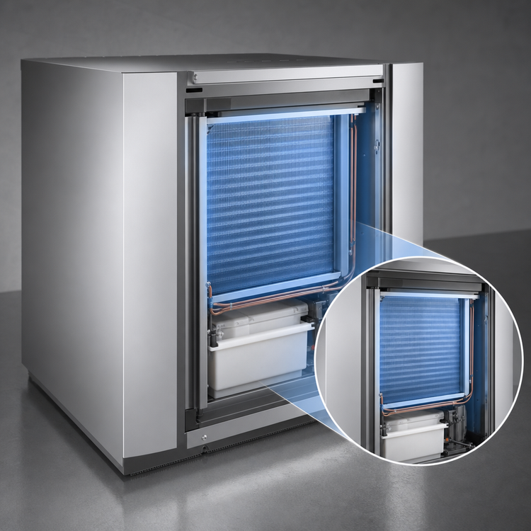 Product image #5 for Ice-O-Matic Elevation Series Modular Full-Size Cube Ice Maker, Remote-Cooled, 930 lb/Day, 30-Inch Wide