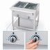 Thumbnail image #4 for Aerohot E302 Electric Hot Food Station with 2 Open Wells and Poly Carving Board