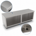 Thumbnail image #4 for John Boos 120-Inch x 30-Inch Open Front Stainless Steel Modular Base Work Table