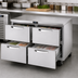 Thumbnail image #4 for True SPEC SERIES 48-Inch 4-Drawer Undercounter Freezer, -10°F, Stainless Steel, Self-Contained Rear-Mounted