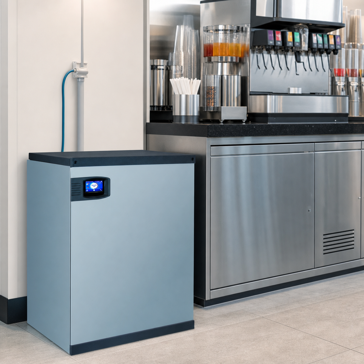 Product image #4 for Manitowoc Indigo NXT QuietQube 820C Remote Air-Cooled Half Dice Ice Machine for Beverage Dispensers