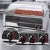 Thumbnail image #4 for APW Wyott X*PERT HotRod HR-45 Flat Surface Roller Hot Dog Grill, 120V, Chrome Rollers