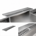 Thumbnail image #4 for 24-Inch Underbar-Mount Stainless Steel Drink Rail with Left Drain