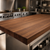 Thumbnail image #4 for Boos Block American Black Walnut Edge Grain Kitchen Countertop, 60 x 32 x 3 Inch, Varnique Finish
