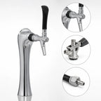 Thumbnail image #4 for Perlick Corporation 69526W-1L-R Single-Faucet Countertop Wine Dispensing Kit, Chrome, 304 Stainless Steel