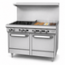 Thumbnail image #4 for Southbend S-Series 48-Inch Commercial Gas Restaurant Range with 4 Open Burners, 24-Inch Griddle, Standard Oven, and Cabinet Base