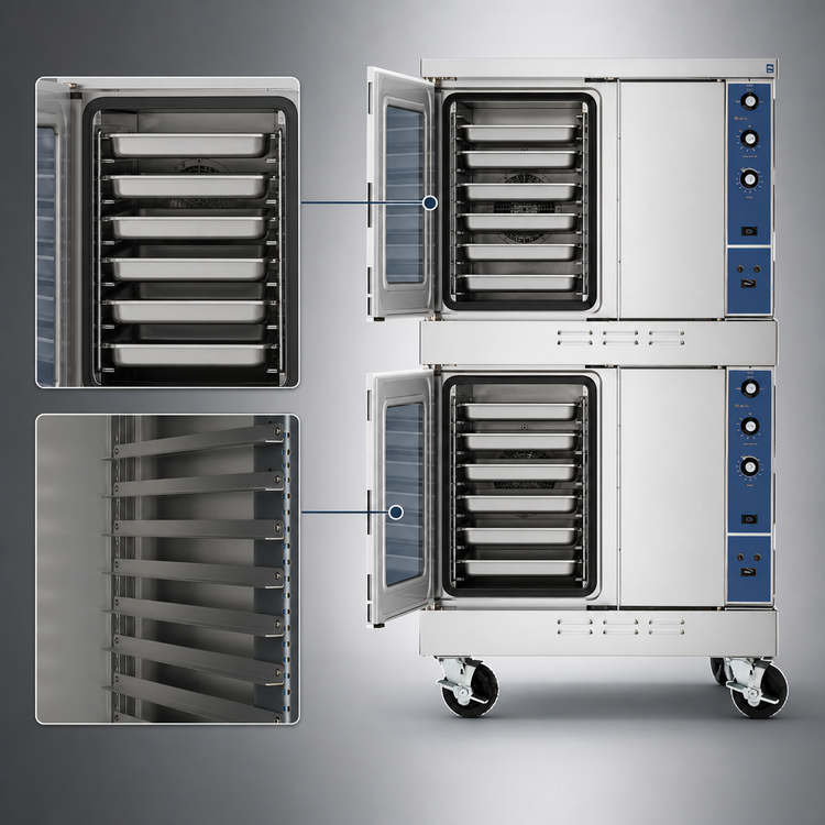 Product image #4 for Duke 613-E2V Double Deck Full-Size Electric Convection Oven