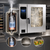 Thumbnail image #4 for Henny Penny FlexFusion Generation 2 Electric Floor Model Boiler Combi-Steamer Oven with Crosswise Racking