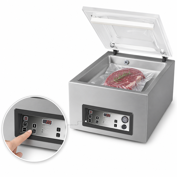 Product image #4 for ATMOVAC CHINOOK14 Countertop Single-Chamber Vacuum Sealer, 14-Inch Seal Bar
