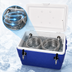 Thumbnail image #4 for Micro Matic USA 48 Quart Ice Chest Coil Cooler with 2 Faucets, Blue