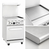 Thumbnail image #4 for CookRite AGR-24G-LP 24-Inch LP Gas Range with Griddle Top and Space-Saver Oven