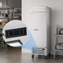 Thumbnail image #4 for Beverage-Air Vista® Series One-Section Bottom Mount Reach-In Refrigerator, 25.97 Cu. Ft., Solid Door
