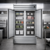 Thumbnail image #4 for Premium Line Low-Temp Reach-In Upright Storage Freezer, 43 Cu. Ft., Two-Section, Bottom Mount, Stainless Steel