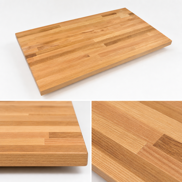 Product image #4 for Appalachian Island Countertop, 120 in. x 30 in. x 1-1/2 in., Blended Edge Grain Red Oak, Varnique Finish