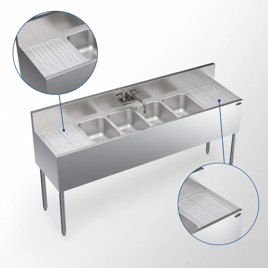 Integrated Dual Drainboards