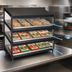 Thumbnail image #4 for Hatco Glo-Ray 36-Inch Countertop Pass-Through Merchandising Warmer with 3-Tier Slanted Shelves