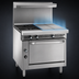 Thumbnail image #4 for Imperial Spec Series 36-Inch Heavy-Duty Gas Range with 3 Open Burners, 3 Hot Tops, and Convection Oven