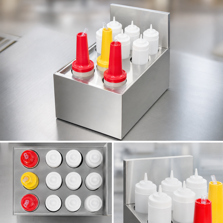 Product image #4 for Krowne Royal Series Insulated Freestanding Juice Bottle Storage Bin, 12 x 19 Inches, 9-Container Capacity