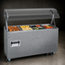 Thumbnail image #4 for Vollrath 2-Series Affordable Portable™ 3-Well Mobile Hot Food Station with Buffet Breath Guard and Granite Vinyl-Clad Enclosed Base, 208-240V