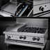Thumbnail image #4 for Garland G Starfire Pro 36-Inch Modular Top Gas Restaurant Range with 4 Open Burners and 12-Inch Griddle