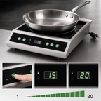 Thumbnail image #5 for Vollrath Mirage® 59310 Countertop Single-Burner Induction Range, Portable, 1,400 Watts, 120 Volts