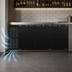 Thumbnail image #4 for Continental Refrigerator BB79SN Shallow Depth Refrigerated Back Bar Cooler with 3 Solid Doors