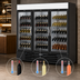 Thumbnail image #5 for Beverage-Air MarketMax 75-Inch Wide 3-Section Dual-Temp Reach-In Wine Merchandiser with 3 Locking Glass Doors