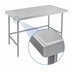 Thumbnail image #4 for Advance Tabco 144-Inch x 36-Inch Stainless Steel Work Table with 14-Gauge 304 Top and Countertop Edge