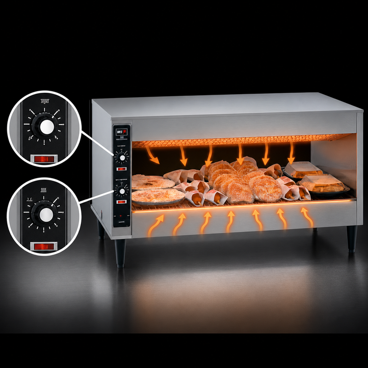 Product image #4 for BKI SM-39 39-Inch Countertop Pass-Through Sandwich Warmer
