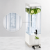 Thumbnail image #4 for Cal-Mil Luxe 3-Gallon Single Square Beverage Dispenser with Ice Chamber, Lid, and Spigot
