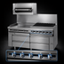 Thumbnail image #4 for Jade Titan JMRH-60GT Heavy Duty 60 Inch Modular Gas Griddle Top Range with Thermostatic Controls