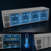Thumbnail image #4 for Glastender 108-Inch Four-Section Front-Serviced Low-Profile Back Bar Cooler with Self-Contained R290 Refrigeration